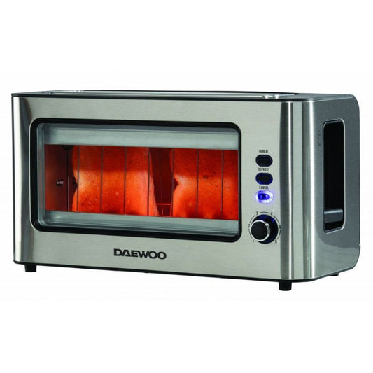 Daewoo 2 Slice Glass Toaster