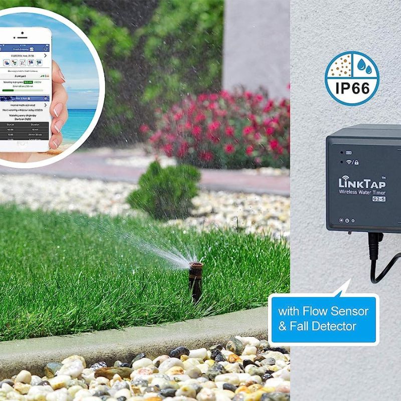 LinkTap G2S Wireless Water Timer & Gateway & Flow Meter