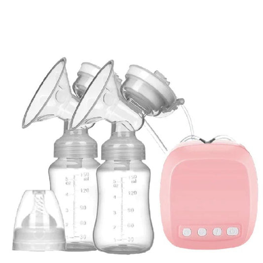 Microcomputer Double Electric Breast Pump Automatic Breast Feeding Pump with Baby Bottle Suction Milk Extractor