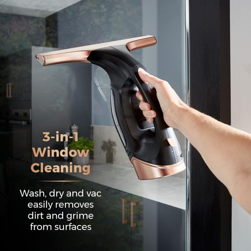 Tower T131000BLG RWV20 Cordless Window Cleaner, Rose Blush Gold