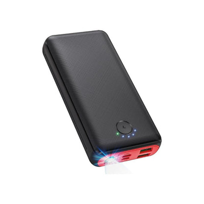 30000mAh Portable Charger, Fast Charging USB C Power Bank with 3 Outputs & 3 Inputs & Flashlight, Ultra High Capacity External Battery Pack Compatible with iPhone, Samsung, iPad etc