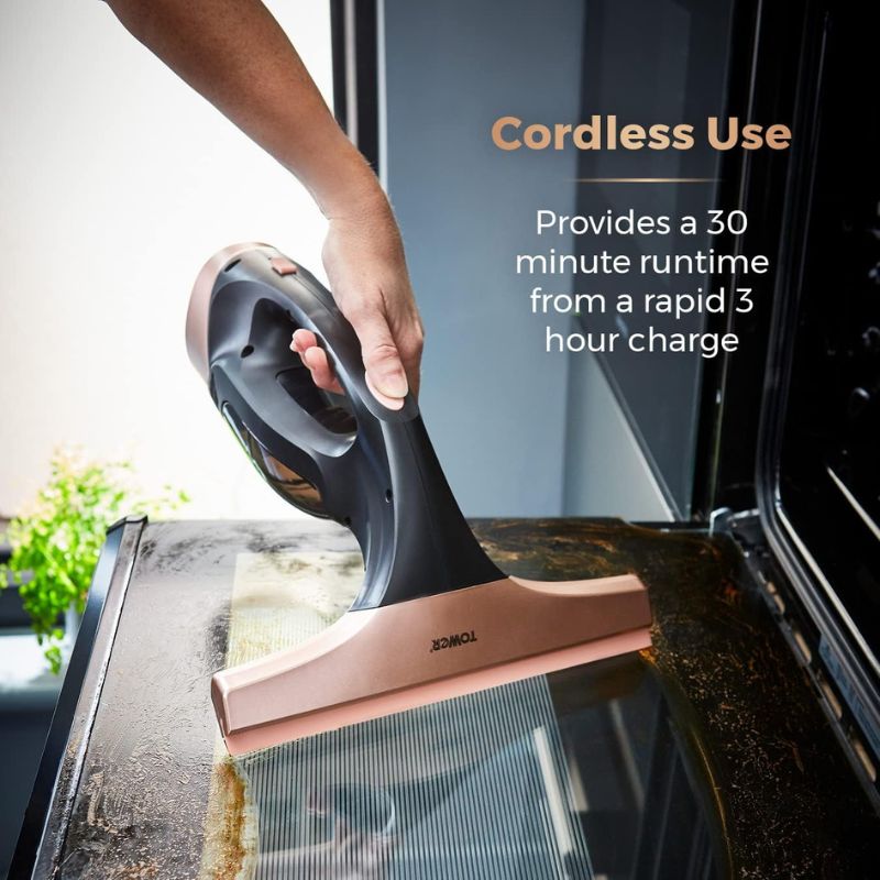 Tower T131000BLG RWV20 Cordless Window Cleaner, Rose Blush Gold