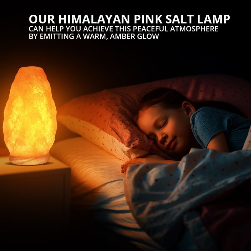 Pink Crystal Salt Lamp