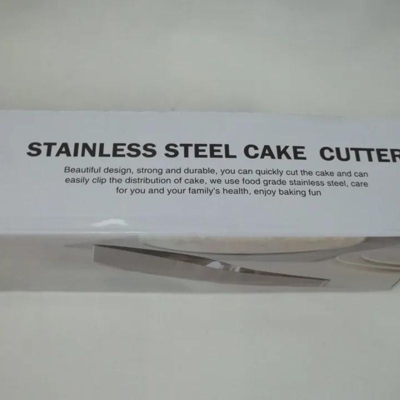 Baking Fun Cake Server Baking Expert Stainless Steel Cake Cutter 9.5"