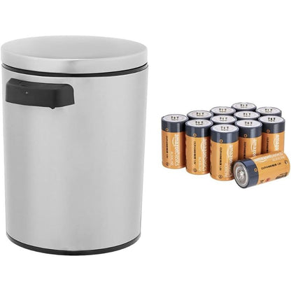 Amazon Basics Automatic Stainless Steel Dustbin