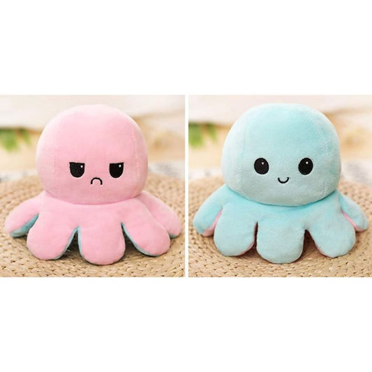 Octopus Plush Toys Double-Sided Flip Octopus Doll Soft