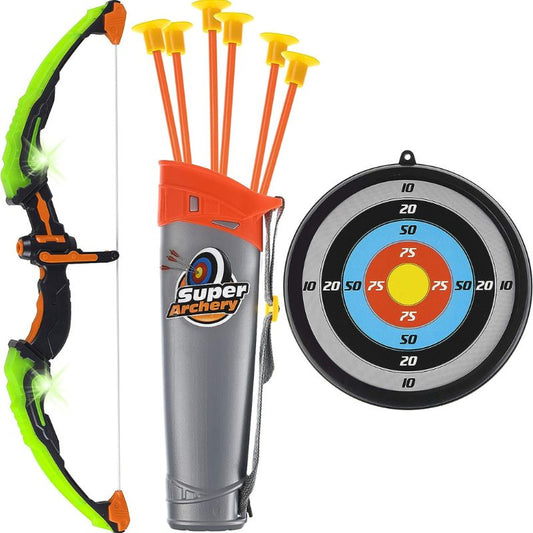 ToyVelt Bow and Arrow Set for Kids - LED Light Up