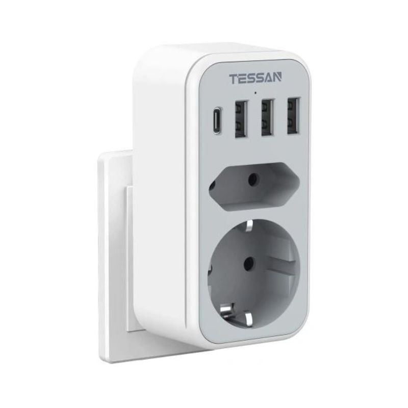 Tessan TS-328 power strip, 3 sockets