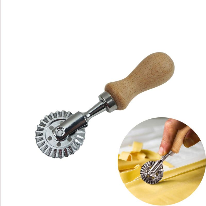 Proshopping 3 Set Ravioli Stamp Cutter, Large Round Square Ravioli Maker and Dough Wheel Cutter, Metal Pasta Stamp Press Mold - for Italian Ravioli, Pasta, Dumplings Lasagna, Pierogi, Wonton, Pastry