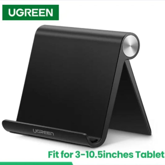 UGREEN Cell Phone Stand Holder Mobile Phone Dock Compatible for iPhone 11 Pro Max SE XS XR 8 Plus 6 7 5, Samsung Galaxy Note20 S20 S10 S9 S8 Android Smartphone Holder Desk Adjustable Foldable